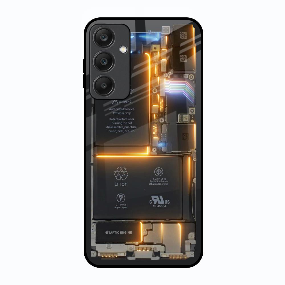 Glow Up Skeleton Samsung Galaxy A25 5G Glass Back Cover Online