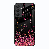 Heart Rain Fall Samsung Galaxy A25 5G Glass Back Cover Online