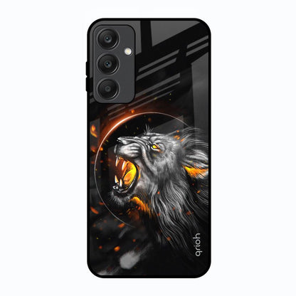Aggressive Lion Samsung Galaxy A25 5G Glass Back Cover Online
