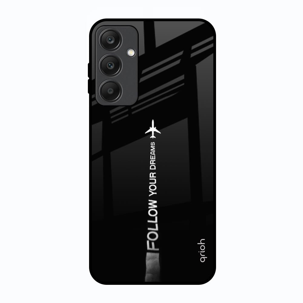 Follow Your Dreams Samsung Galaxy A25 5G Glass Back Cover Online