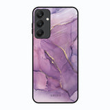 Purple Gold Marble Samsung Galaxy A25 5G Glass Back Cover Online