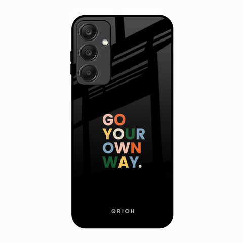 Go Your Own Way Samsung Galaxy A25 5G Glass Back Cover Online