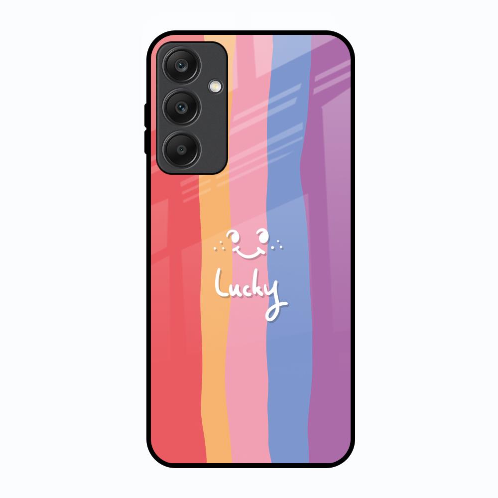 Lucky Abstract Samsung Galaxy A25 5G Glass Back Cover Online