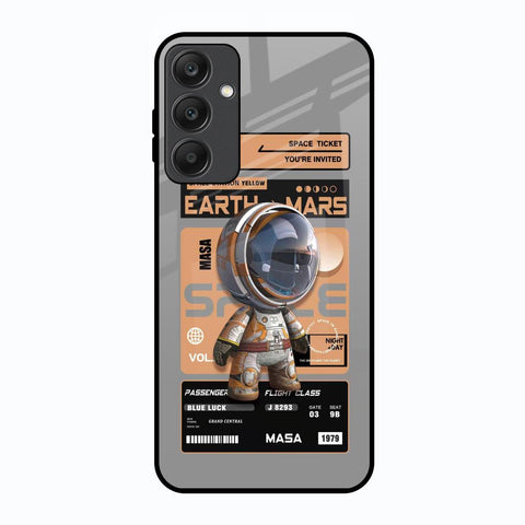 Space Ticket Samsung Galaxy A25 5G Glass Back Cover Online