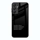 Black Soul Samsung Galaxy A25 5G Glass Back Cover Online
