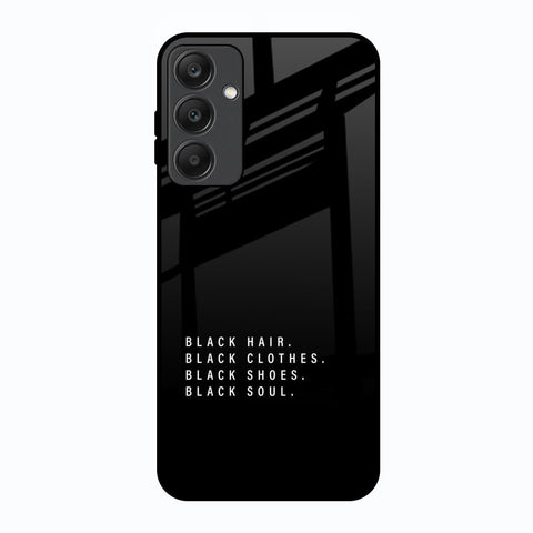 Black Soul Samsung Galaxy A25 5G Glass Back Cover Online