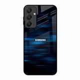 Blue Rough Abstract Samsung Galaxy A25 5G Glass Back Cover Online