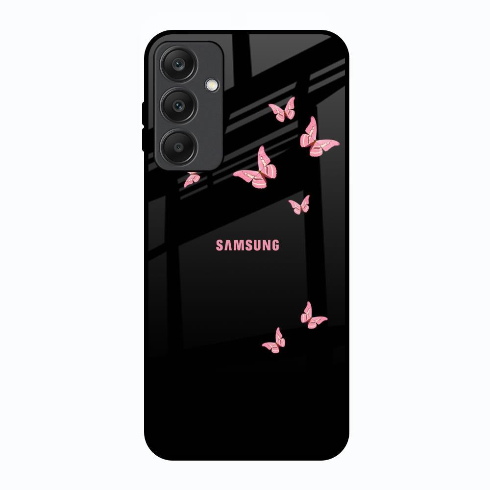 Fly Butterfly Samsung Galaxy A25 5G Glass Back Cover Online