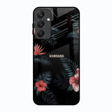 Tropical Art Flower Samsung Galaxy A25 5G Glass Back Cover Online