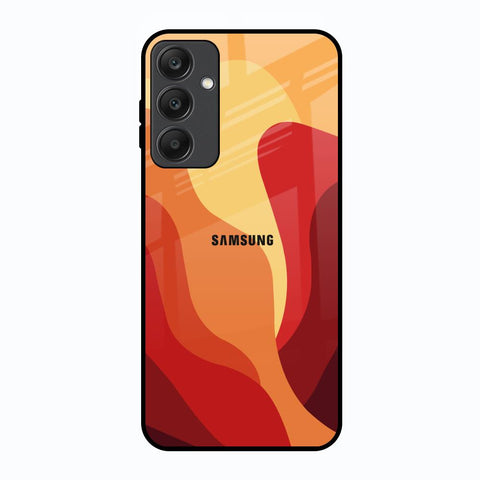 Magma Color Pattern Samsung Galaxy A25 5G Glass Back Cover Online