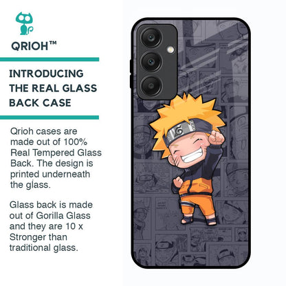 Orange Chubby Glass Case for Samsung Galaxy A25 5G