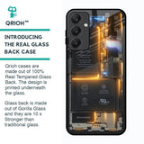 Glow Up Skeleton Glass Case for Samsung Galaxy A25 5G
