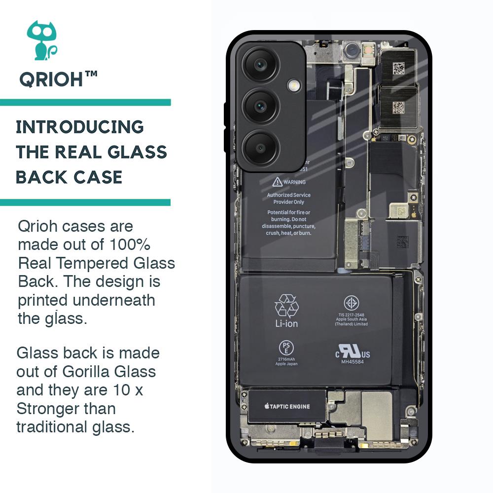 Skeleton Inside Glass Case for Samsung Galaxy A25 5G