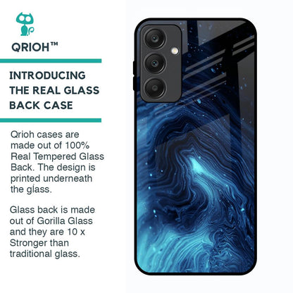 Dazzling Ocean Gradient Glass Case For Samsung Galaxy A25 5G