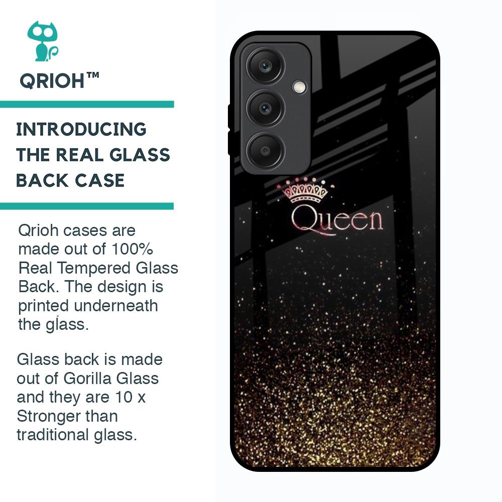 I Am The Queen Glass Case for Samsung Galaxy A25 5G
