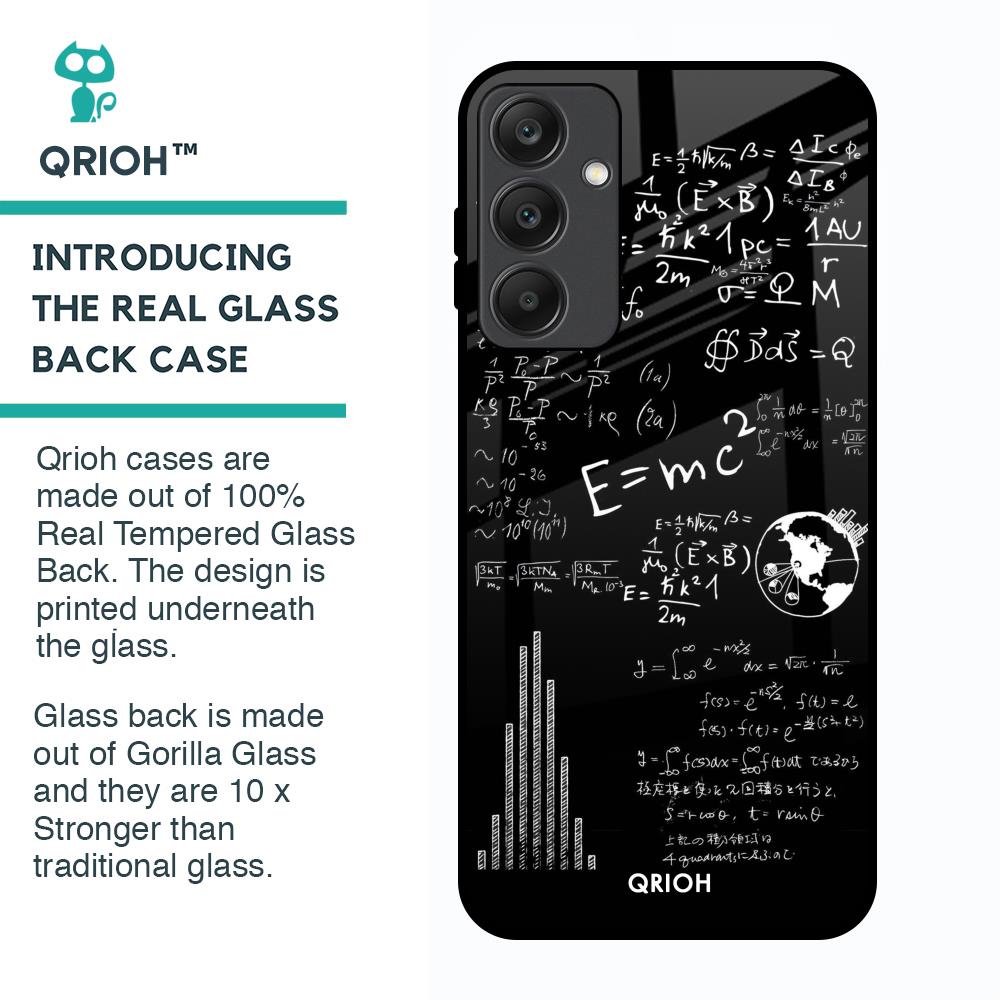 Funny Math Glass Case for Samsung Galaxy A25 5G