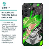 Anime Green Splash Glass Case for Samsung Galaxy A25 5G