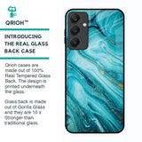 Ocean Marble Glass Case for Samsung Galaxy A25 5G