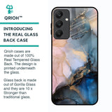 Marble Ink Abstract Glass Case for Samsung Galaxy A25 5G