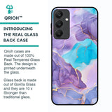 Alcohol ink Marble Glass Case for Samsung Galaxy A25 5G