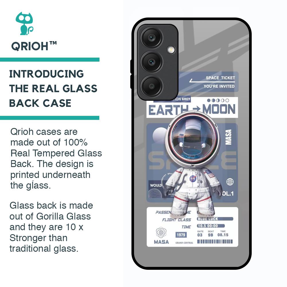 Space Flight Pass Glass Case for Samsung Galaxy A25 5G