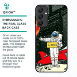 Astronaut on Mars Glass Case for Samsung Galaxy A25 5G