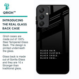 Black Soul Glass Case for Samsung Galaxy A25 5G