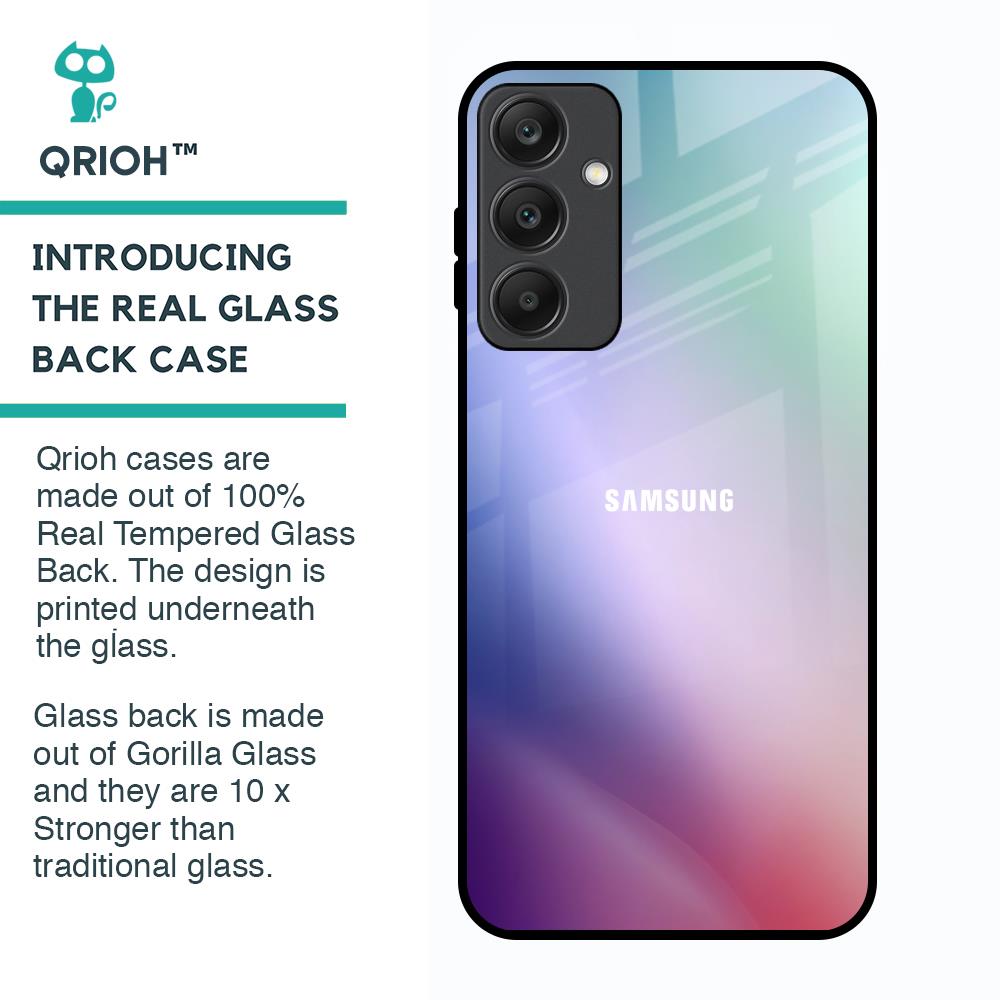 Abstract Holographic Glass Case for Samsung Galaxy A25 5G