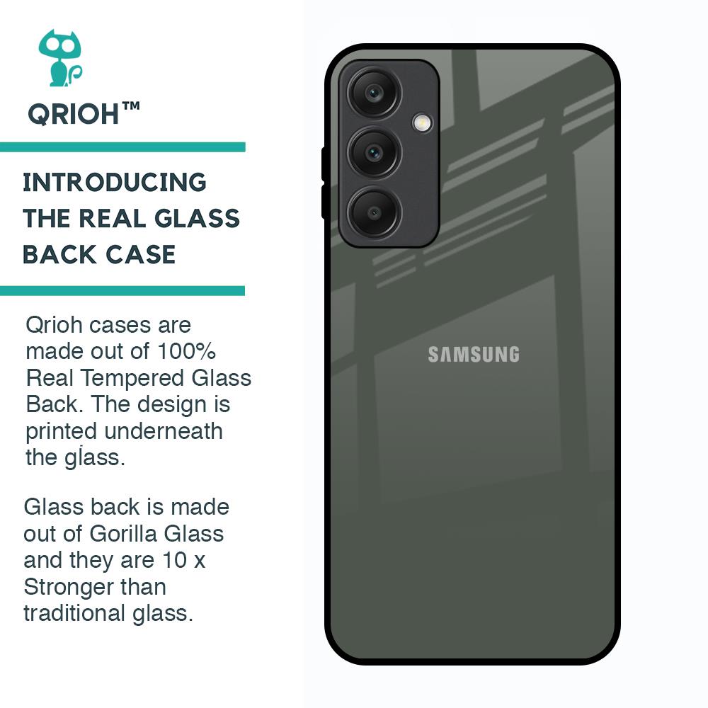 Charcoal Glass Case for Samsung Galaxy A25 5G