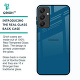 Cobalt Blue Glass Case for Samsung Galaxy A25 5G