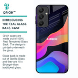 Colorful Fluid Glass Case for Samsung Galaxy A25 5G