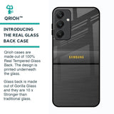 Grey Metallic Glass Case For Samsung Galaxy A25 5G
