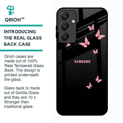 Fly Butterfly Glass Case for Samsung Galaxy A25 5G