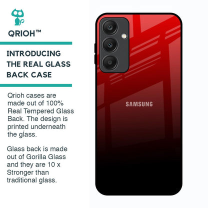Maroon Faded Glass Case for Samsung Galaxy A25 5G