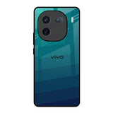 Green Triangle Pattern IQOO 12 5G Glass Back Cover Online