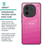 Pink Ribbon Caddy Glass Case for IQOO 12 5G