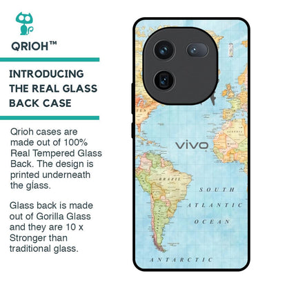 Fly Around The World Glass Case for IQOO 12 5G