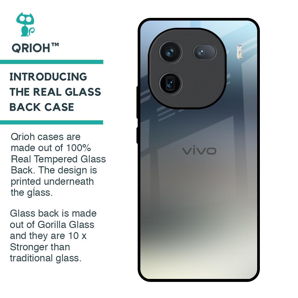 Tricolor Ombre Glass Case for IQOO 12 5G