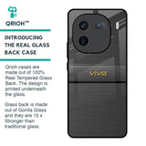 Grey Metallic Glass Case For IQOO 12 5G