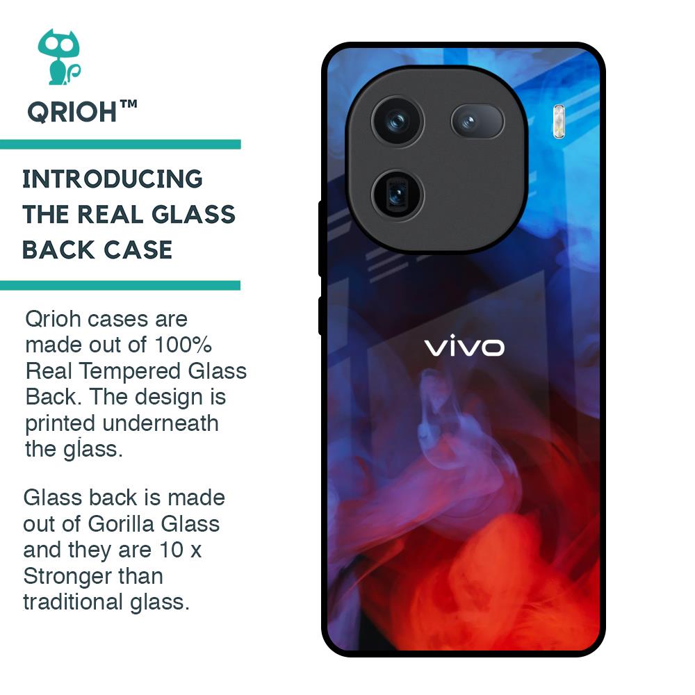 Dim Smoke Glass Case for IQOO 12 5G