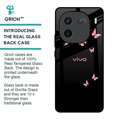 Fly Butterfly Glass Case for IQOO 12 5G