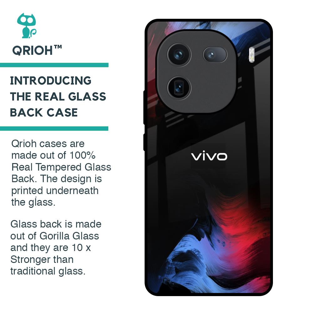 Fine Art Wave Glass Case for IQOO 12 5G