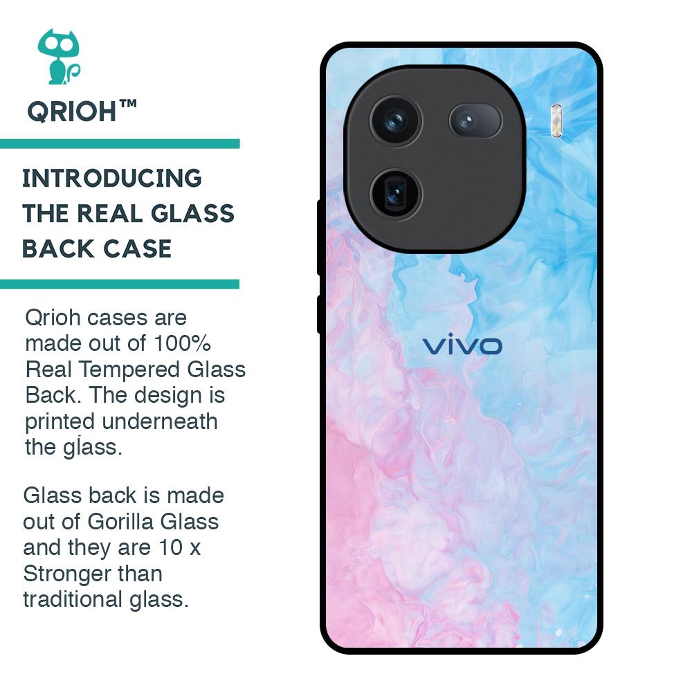 Mixed Watercolor Glass Case for IQOO 12 5G