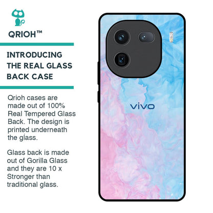 Mixed Watercolor Glass Case for IQOO 12 5G
