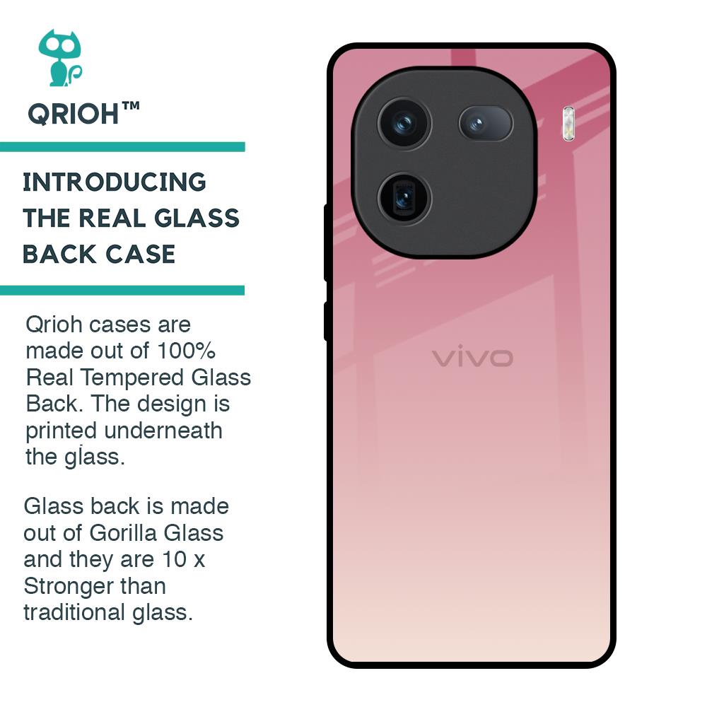 Blooming Pink Glass Case for IQOO 12 5G