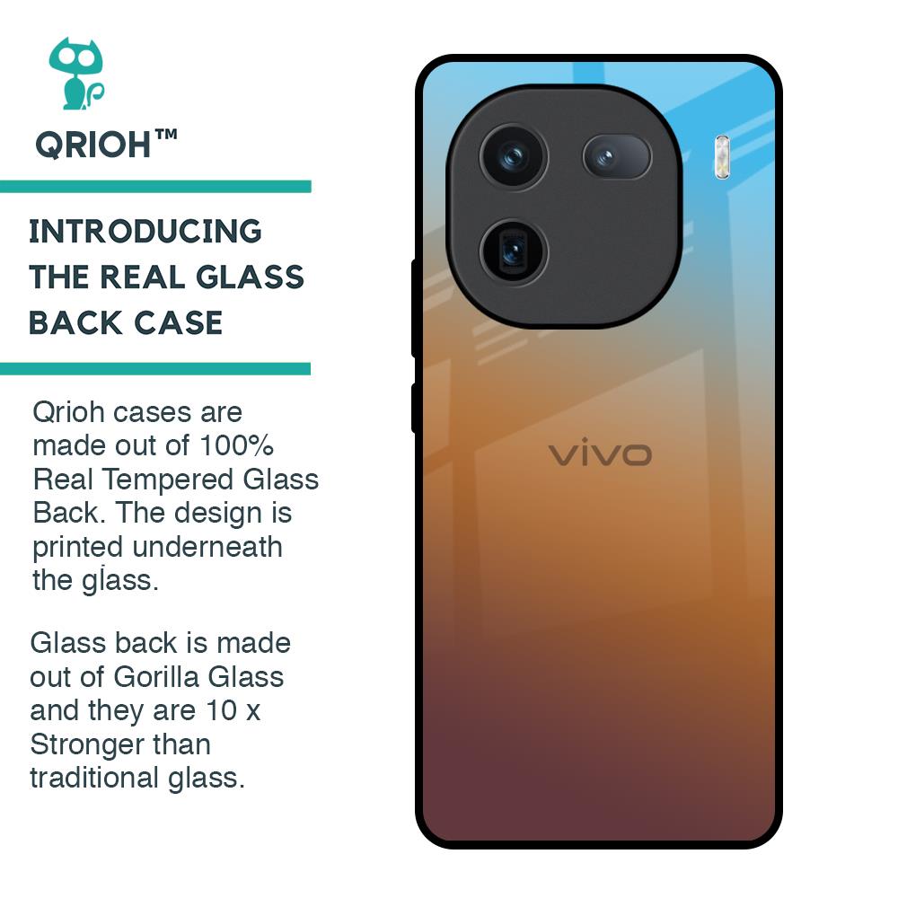 Rich Brown Glass Case for IQOO 12 5G
