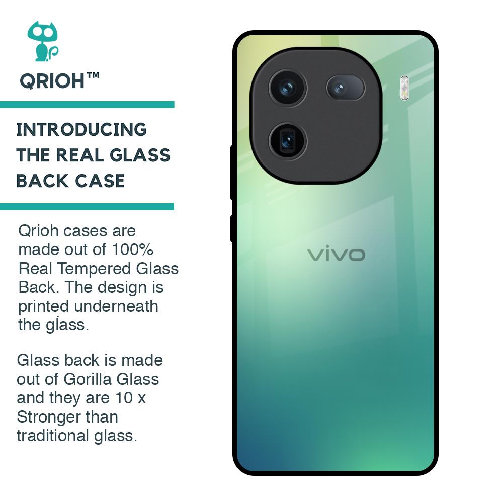 Dusty Green Glass Case for IQOO 12 5G