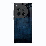 Dark Blue Grunge Oneplus 12 Glass Back Cover Online