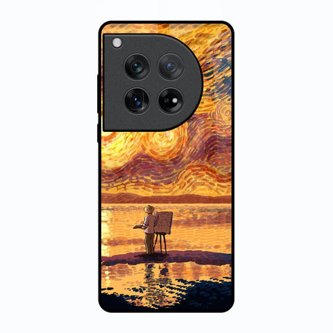 Sunset Vincent Oneplus 12 Glass Back Cover Online