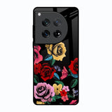Floral Decorative Oneplus 12 Glass Back Cover Online
